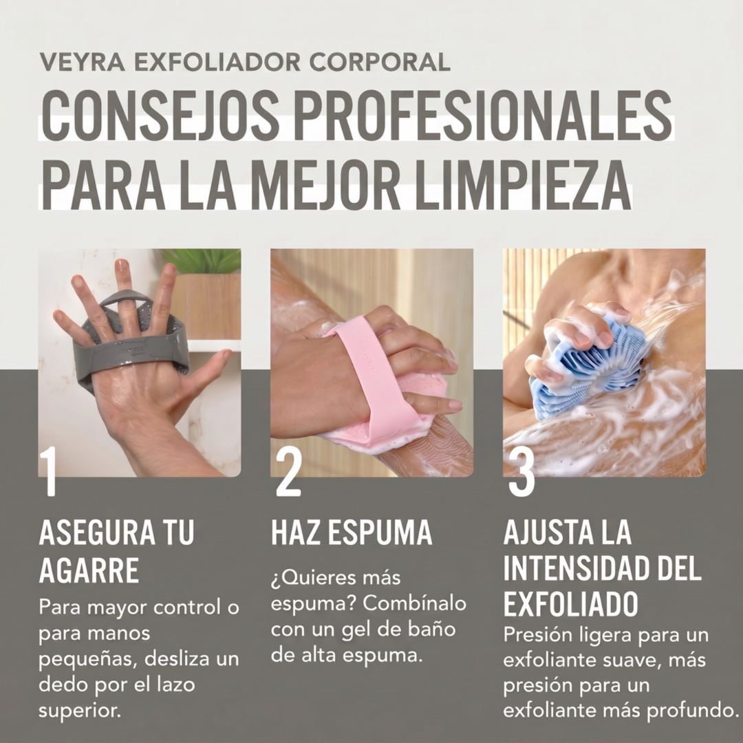 Exfoliante de Silicona Antimicrobiana