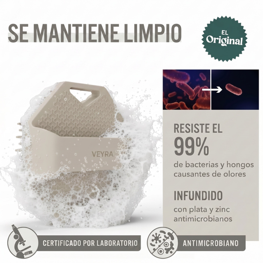 Exfoliante de Silicona Antimicrobiana