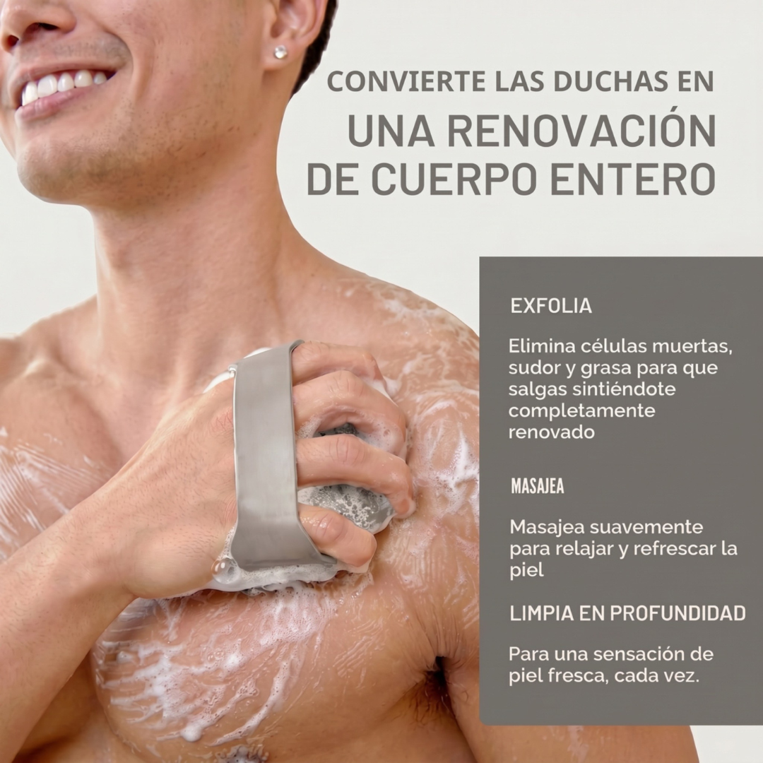 Exfoliante de Silicona Antimicrobiana